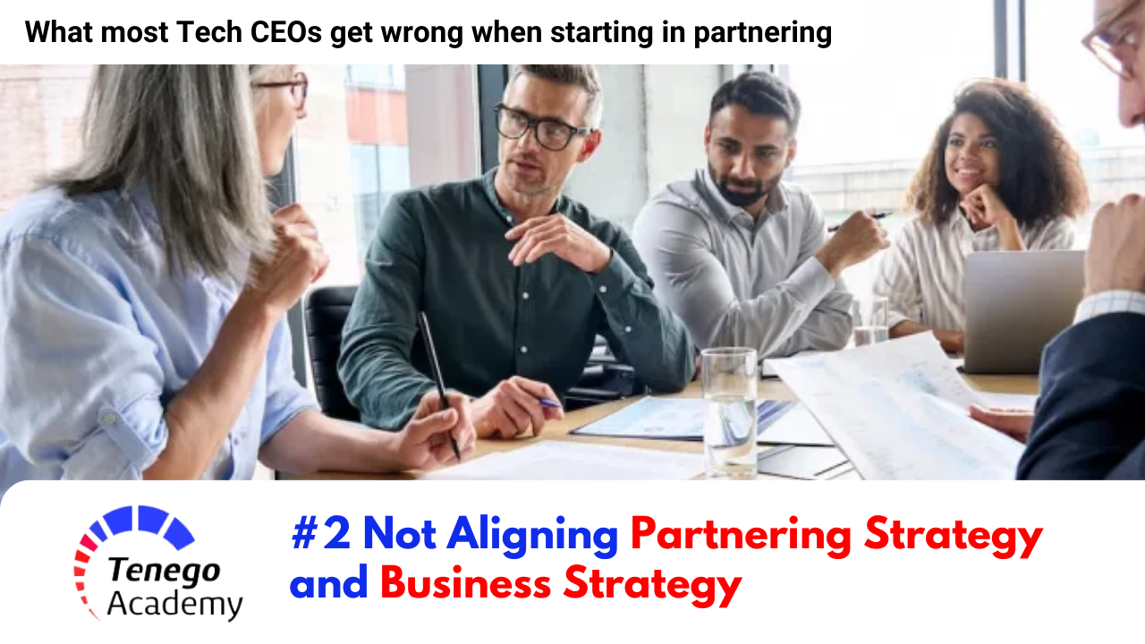 Not Aligning Partnering Strategy and Business Strategy – What most Tech CEOs get wrong when Starting in Partnering #2